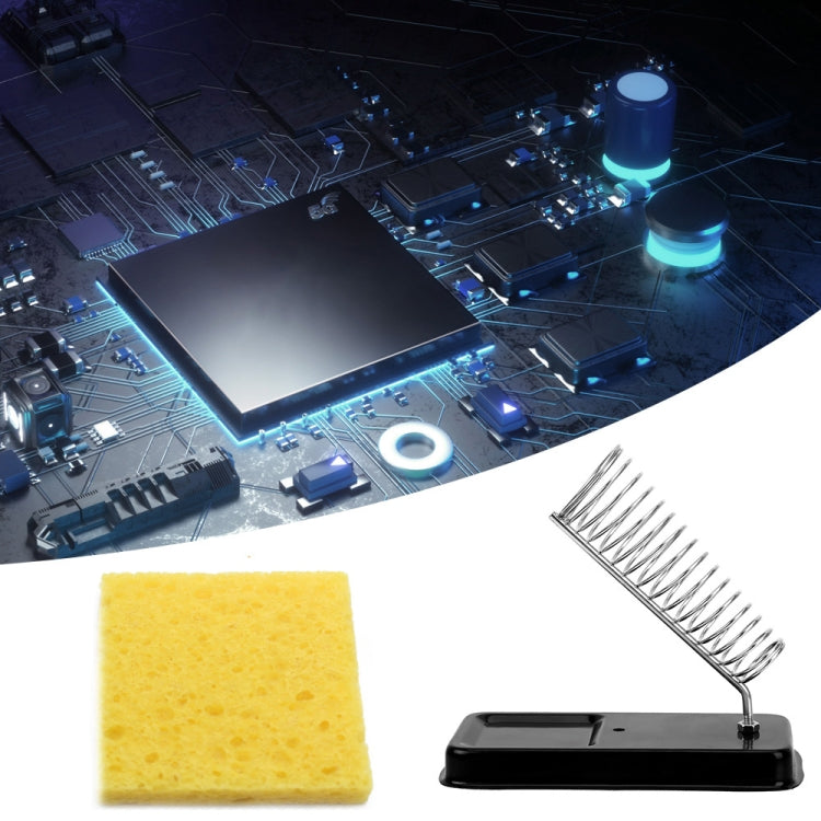 High Temperature Resistant Soldering Iron Cleaning Cotton Wood Pulp Sponge,Spec: Thin Round 5.1cm