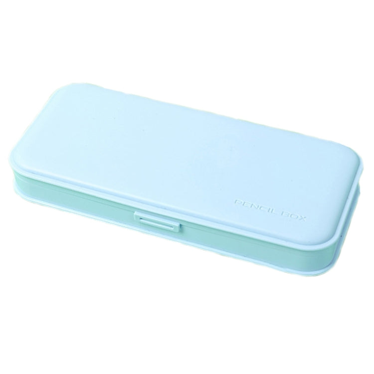 WJ-WJH-2 Plastic Compartment Large-capacity Shatter-resistant Flip-top Stationery Box