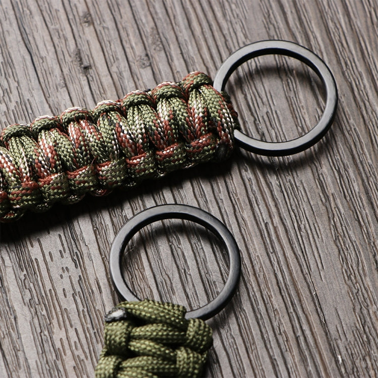 2pcs Outdoor Climbing Eagle Beak Buckle Umbrella Rope Hand-Woven Key Hanging Buckle