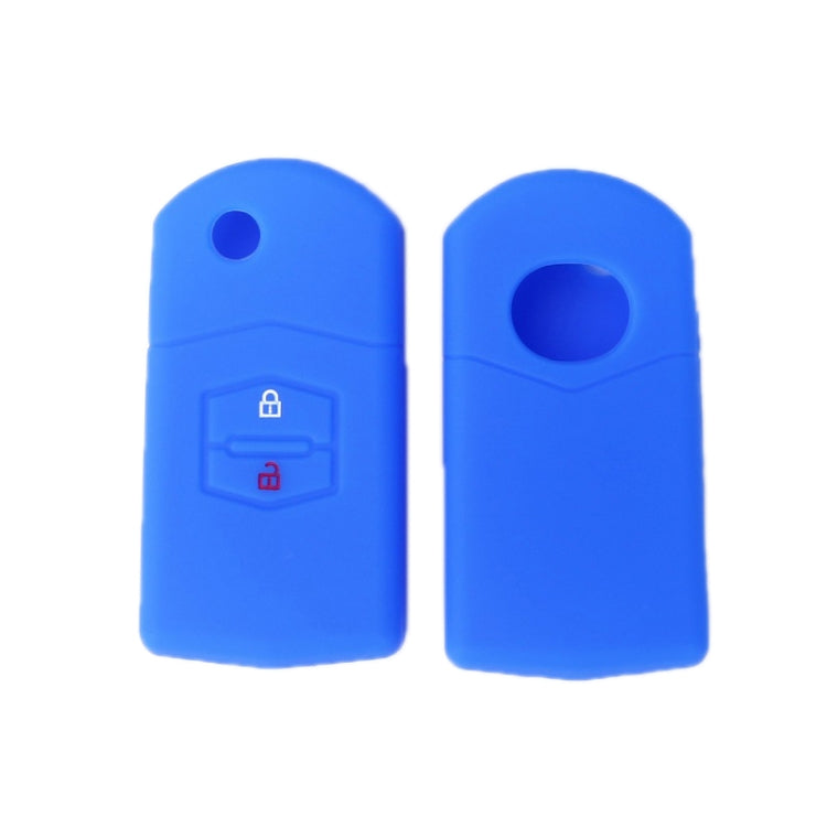 For Mazda M6/CX-5 2pcs Remote Control Folding 2 Button Silicone Case