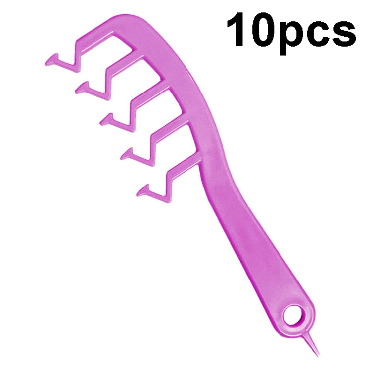 10pcs Z Shape Hair Combs Portable Hair Styling Tool
