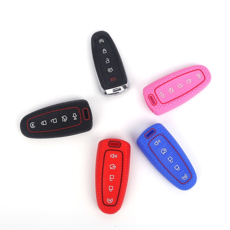 For Ford Edge/Explorer 2pcs 5-Button Key Silicone Case