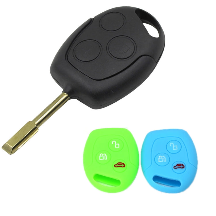 For Ford Transit/Focus 2pcs 3-Button Silicone Key Protector