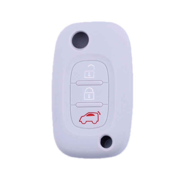 For Mercedes-Benz Smart Folding 2pcs 3 Button Silicone Key Case