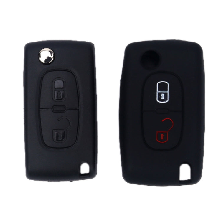 2pcs Car Key Cover for Peugeot 206/207/4008/3008 Citroen Sega/Triumph/C5