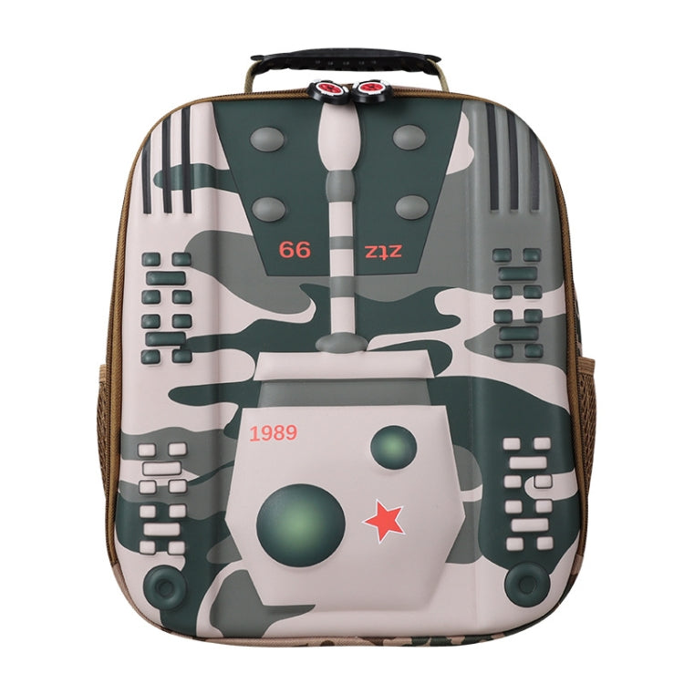 Kindergarten School Bag Children Cartoon Tank Backpack