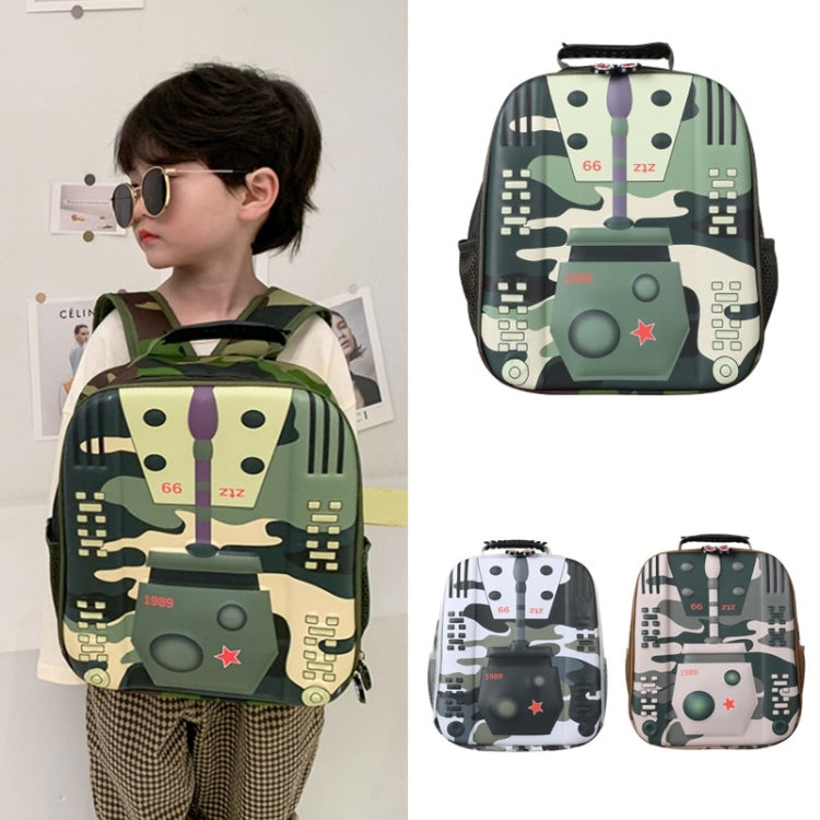 Kindergarten School Bag Children Cartoon Tank Backpack