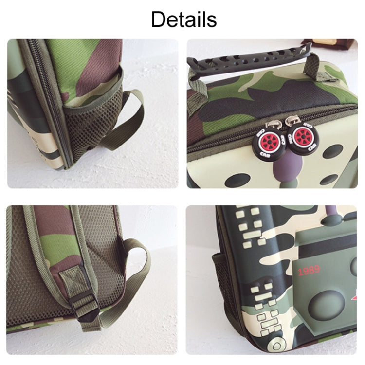 Kindergarten School Bag Children Cartoon Tank Backpack