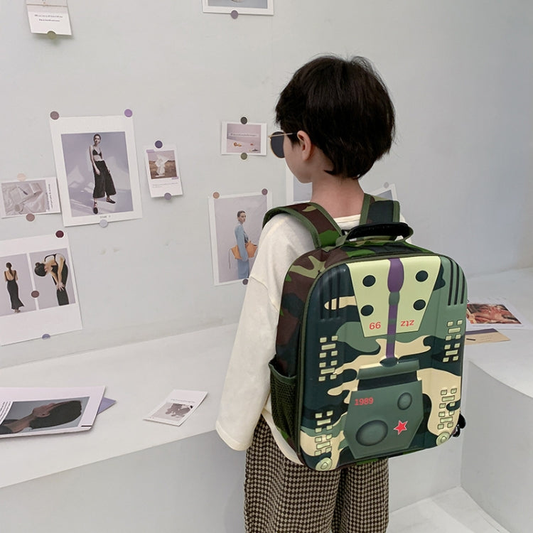 Kindergarten School Bag Children Cartoon Tank Backpack