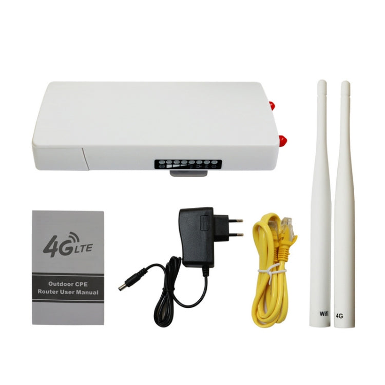 European Version 4G LTE Router CPE Outdoor Waterproof Mobile Router Triple Network, EU Plug