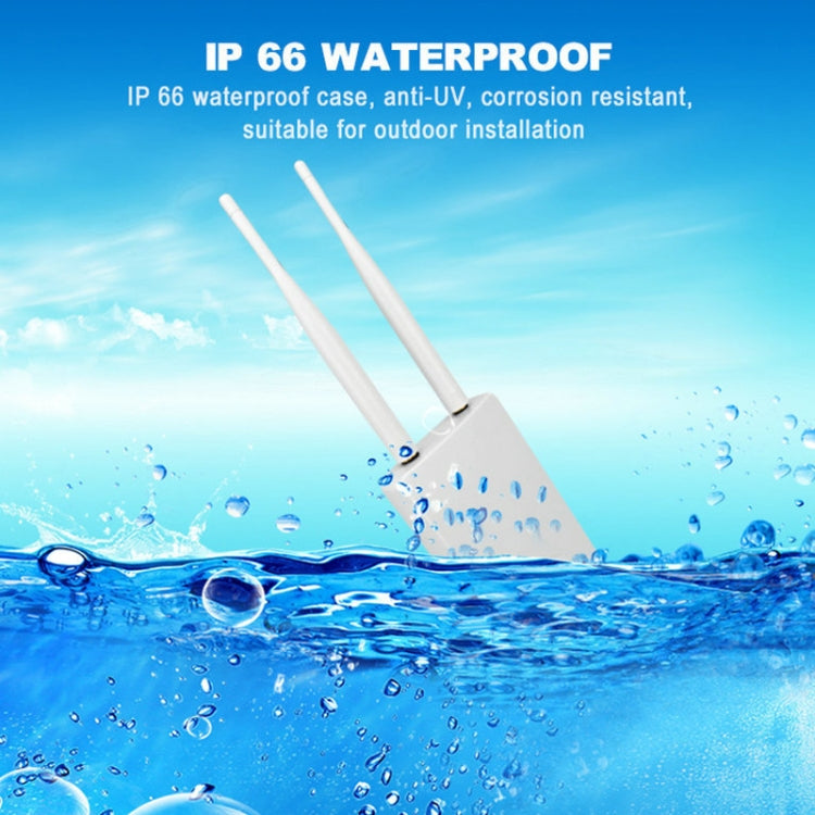 European Version 4G LTE Router CPE Outdoor Waterproof Mobile Router Triple Network, EU Plug