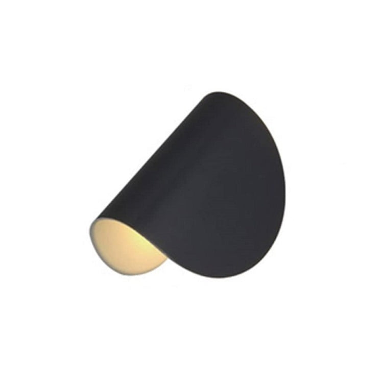 Showroom Bedroom Bedside Lamp Rotating LED Color Wall Lamp, Color: Black