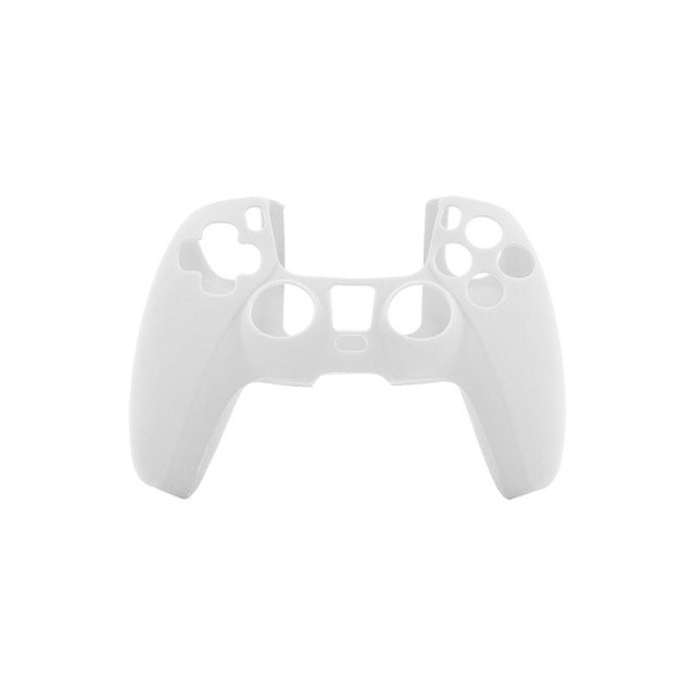 For PS5 Controller Silicone Case Protective Cover, Product color: White