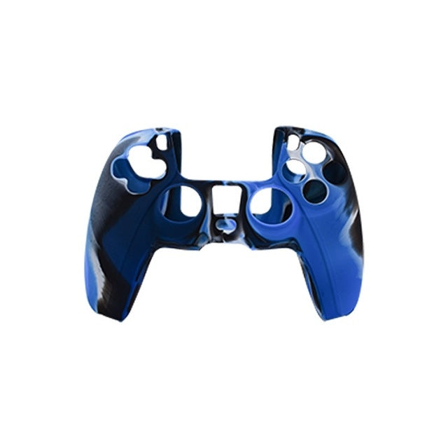 For PS5 Controller Silicone Case Protective Cover, Product color: Camouflage Blue