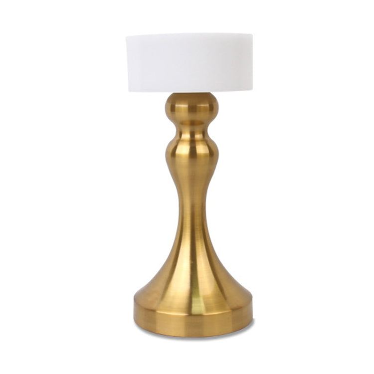 Retro Bar USB Rechargeable Metal Touch Desk Lamp, Specification: Gold