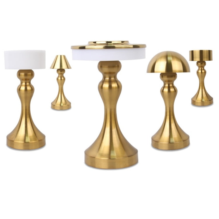 Retro Bar USB Rechargeable Metal Touch Desk Lamp, Specification: Gold