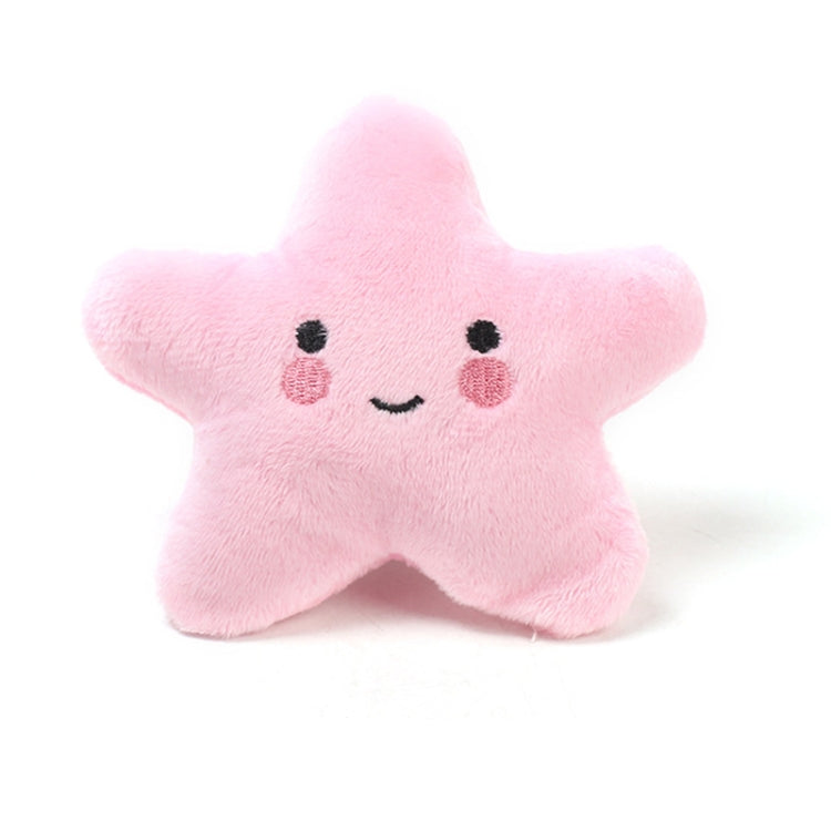 3pcs Pet Teething Toy Plush Starfish Sounding Toy