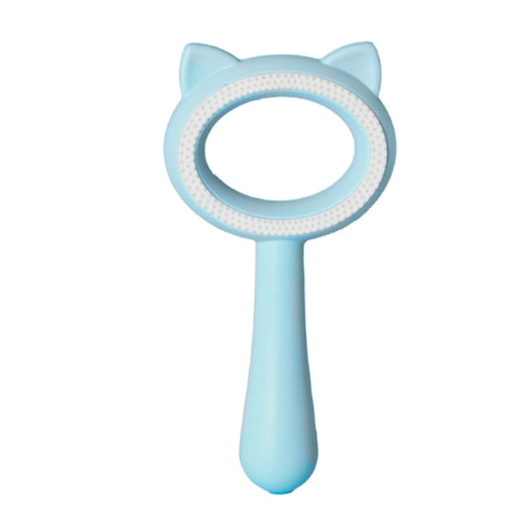 2pcs Cat Double Sided Hair Removal Comb Pet Cleaning Brush, Random Color Delivery