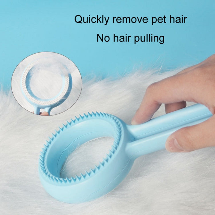2pcs Cat Double Sided Hair Removal Comb Pet Cleaning Brush, Random Color Delivery