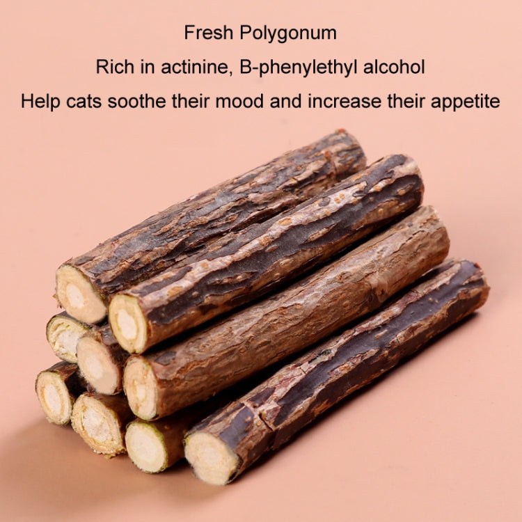 2pcs Wooden Polygonum Feather Amusing Cat Tumbler Cat Toy, Size: 24x6cm