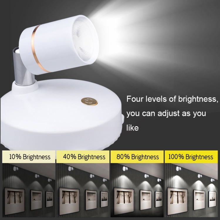 TL005 Battery Type Cabinet Background Wall LED Anti-glare Spotlights Gallery Decorative Lights with Remote Control