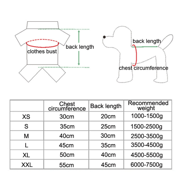 Pet Parent-child Dress Maid Skirt Can Be Hung With Leash, Size: