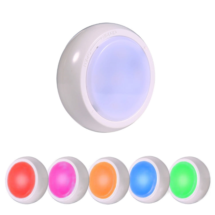 Ambience Pat Light Bedside Eye Protection Night Light, Color: RGBW Color Light Battery