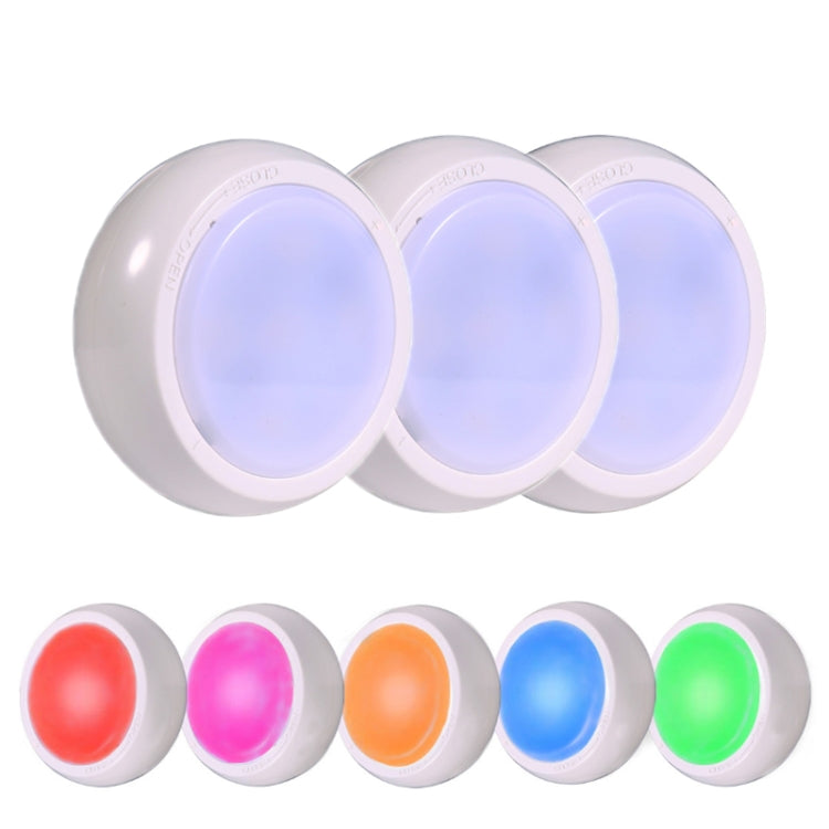 Ambience Pat Light Bedside Eye Protection Night Light, Color: RGBW Color Light Battery