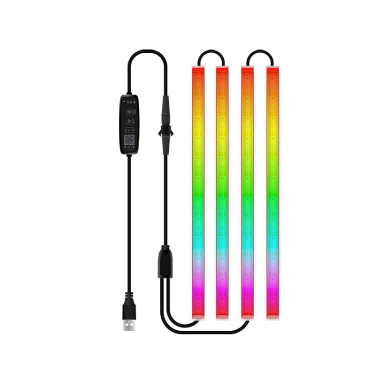 USB Car Atmosphere Decoration Symphony LED Lights, Specification: 48 LED