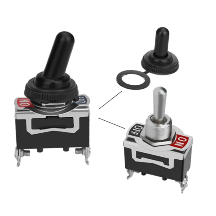 10pcs E-TEN1021 2-speed Waterproof Rocker Toggle Switch