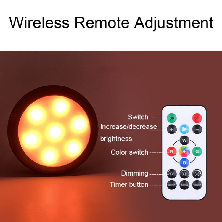 TL009-RGB Wireless Timer Dimming Night Lights Party RGB Atmosphere Lights with Remote Control