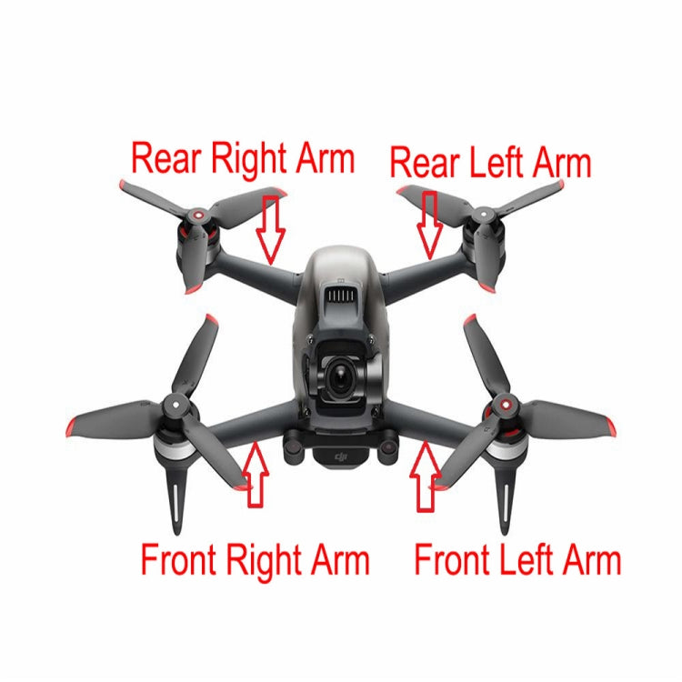 For DJI FPV Drone Arm Parts Replacement Spare Part ,Spec: Left Front