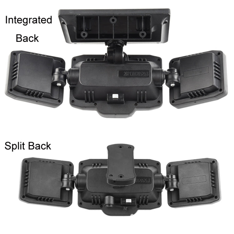 Remote Control Solar Wall Light LED Triple Rotation Sensor Flood Light, Specification: 192LED Split