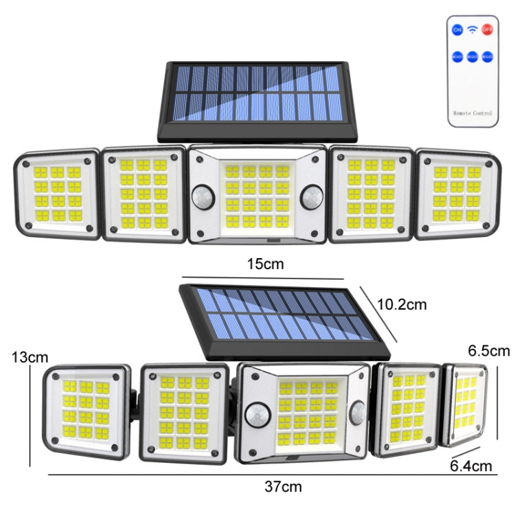 Outdoor Waterproof Solar Human Body Double Induction Wall Light, Specification: TY10707 One-piece