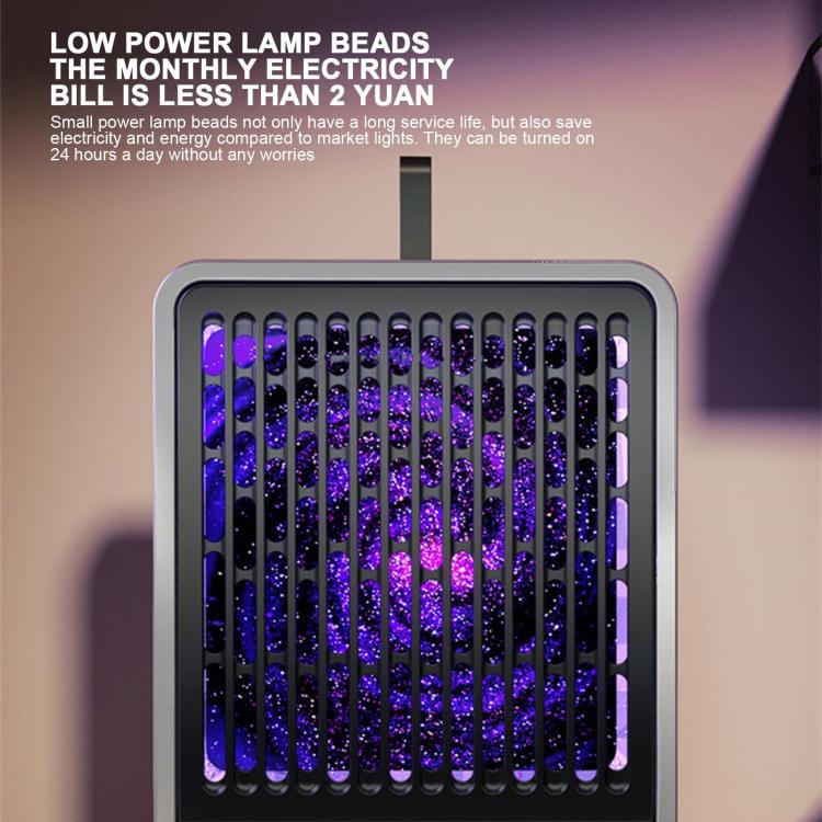 Electric Mosquito Killer Lamp Wall-Mounted Household Mosquito Repellent, Spec: USB Plug - Black