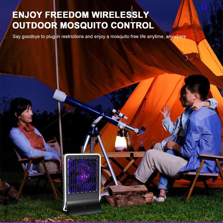Electric Mosquito Killer Lamp Wall-Mounted Household Mosquito Repellent, Spec: USB Plug - Black