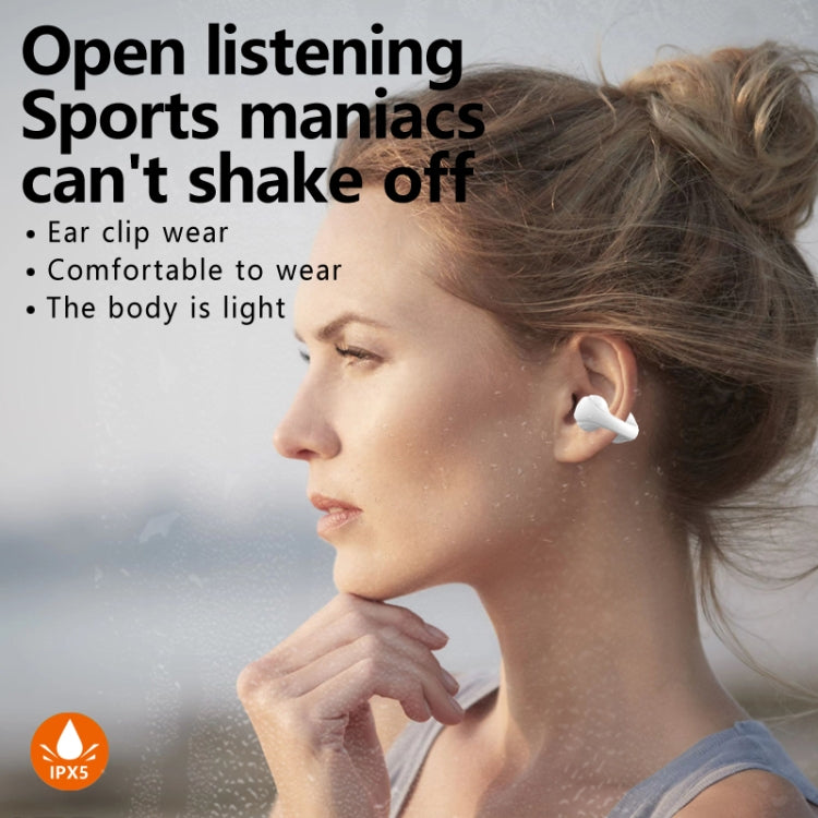 AIR8 Clip Ear With Digital Display Charging Bin Wireless Bluetooth Earphones