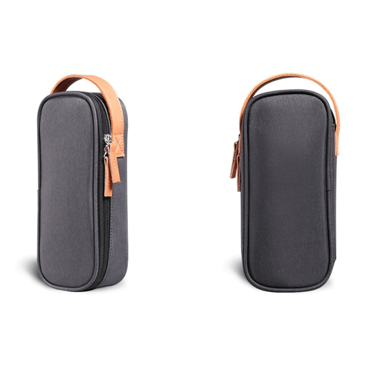 Power Data Cable Storage Bag Digital Mobile Hard Disk Protective Cover , Size: Medium (Gray)