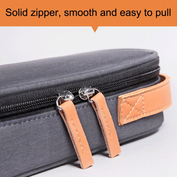 Power Data Cable Storage Bag Digital Mobile Hard Disk Protective Cover , Size: Large (Gray)