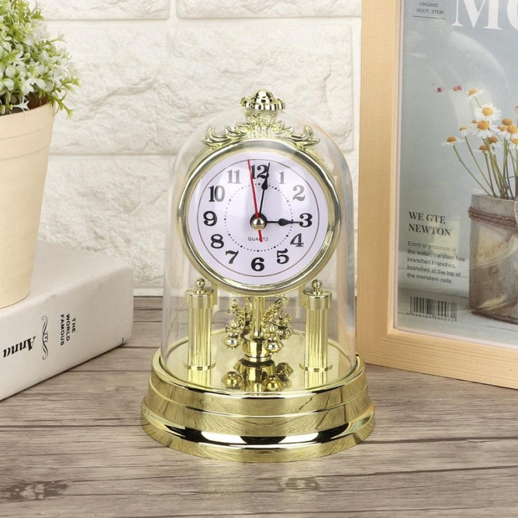F010 Retro Table Clock Mute Alarm Clocks For Living Room Office Desktop Decoration Clock