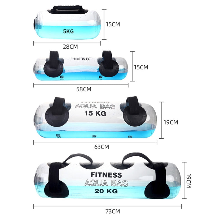 LS-SD2 Weighted Fitness Water Bag Physical Fitness Equipment, Specification: 73x19cm 20kg