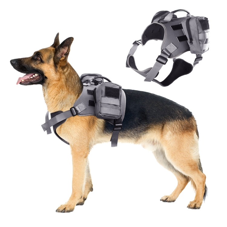 Dog Explosion-proof Chest Strap With Detachable Combination Backpack, Size: