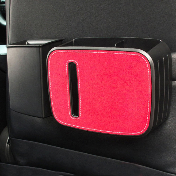 Vehicle Trash Can Seat Back Tissue Box Umbrella Storage