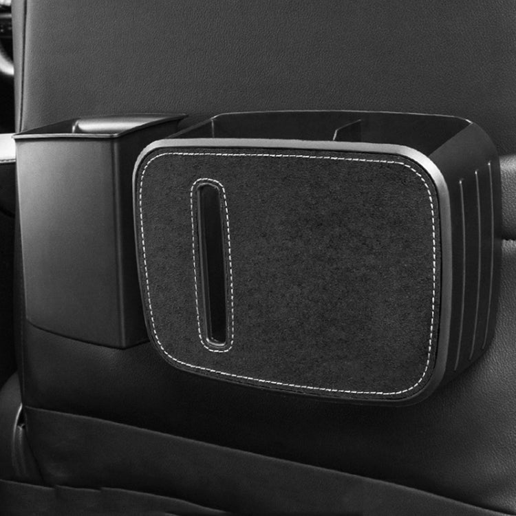 Vehicle Trash Can Seat Back Tissue Box Umbrella Storage