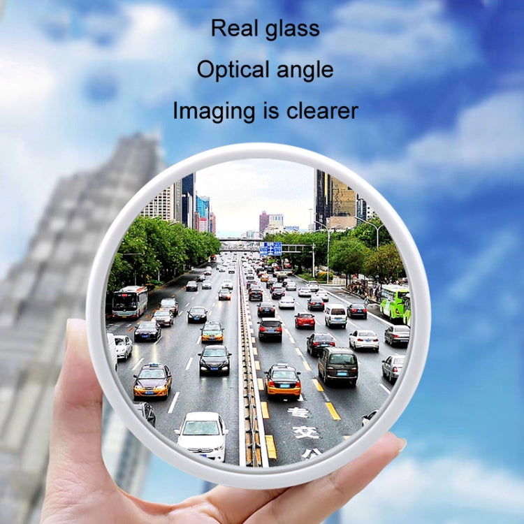 1pair Car Rearview Auxiliary Mirror Blind Spot Viewing Mirror