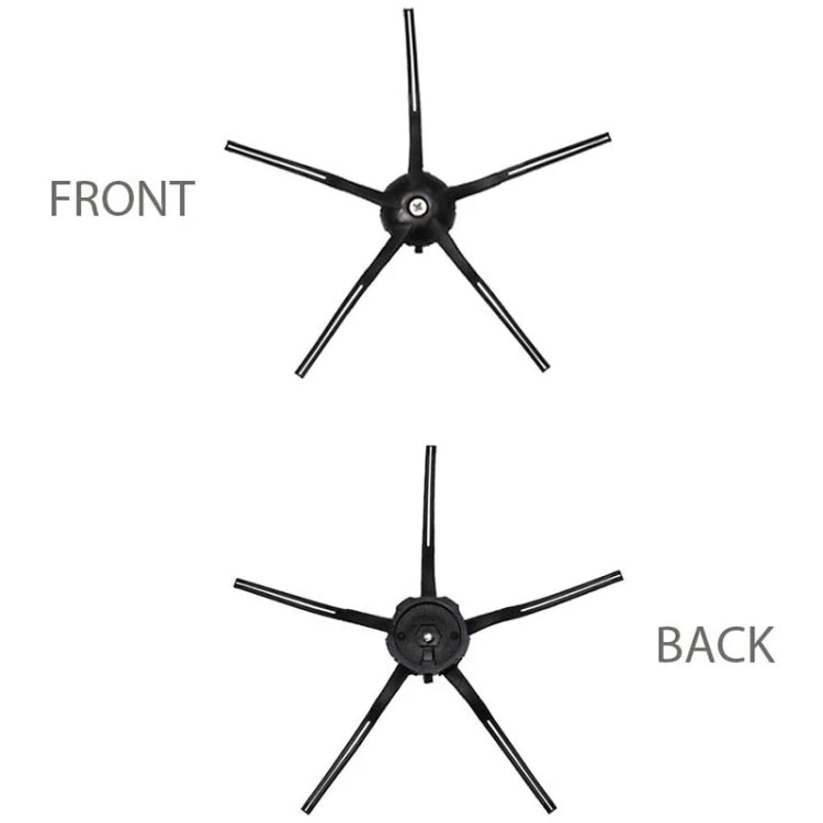 For Roborock S7 / T7S / T7S Plus G10 2pairs Black Side Brush