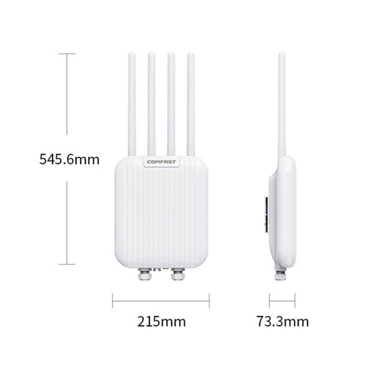 COMFAST CF-WA973 WiFi 7 Outdoor Access Point Dual-Band 3600Mbps High Power Wireless AP, 2.5G WAN Port, IP67 Waterproof UK Plug