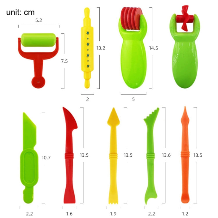 26pcs/set Children Pretend Play Toys DIY Color Mud Mold Set