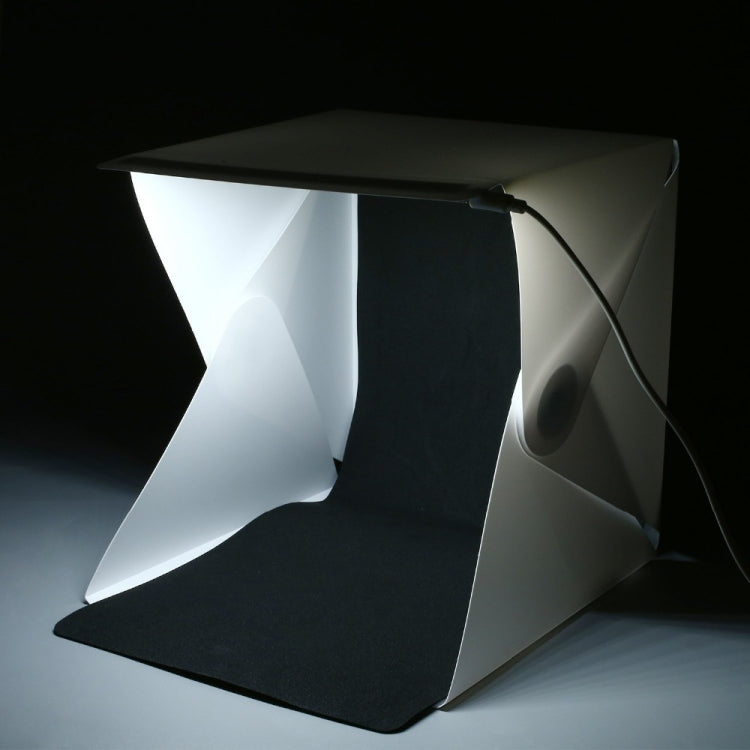 Button Portable Folding LED Studio Mini Photography Light Box 22 x 23 x 24cm