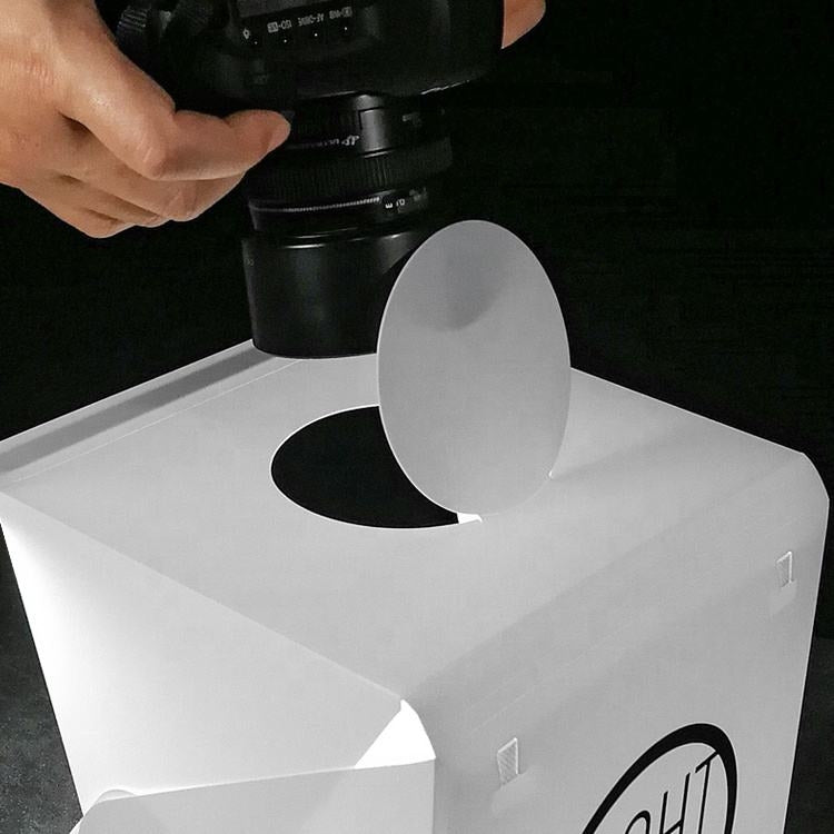 Dimmable Button Type LED Studio Mini Photography Light Box 22 x 23 x 24cm